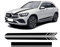 Auto Seitenstreifen Seitenaufkleber Aufkleber, Für Mercedes Benz GLC Klasse X253 C253 Coupe GLC 43 GLC 63 GLC250 GLC300 AMG Haube Seitenstreifen Rock Aufkleber