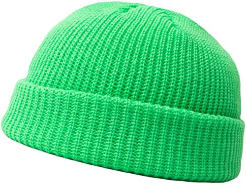 Faringoto Beanie Mütze Winter Outdoor Sport Geschenke Strumpffüller für Männer Frauen, leuchtend grün, Einheitsgröße