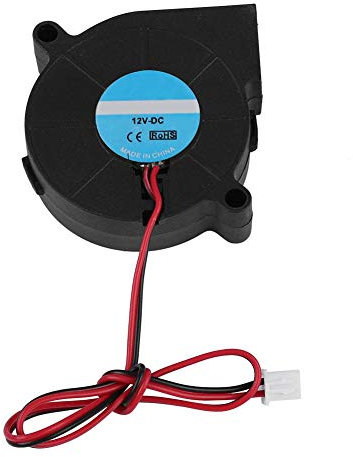 Ventilador de refrigeración 3D, Soplador de impresora 3D - 5015 DC 50 * 50 * 15 mm Turbo Fan Ventilador de enfriamiento, para impresora 3D Accesorios de bricolaje(12V)
