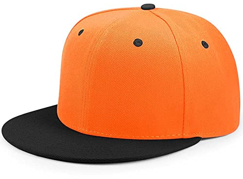 YEKEYI Unisex-Baseballkappe, Visier, Papa, Fischerhut, flach, verstellbar, Snapback-Hut, Unisex, Hip-Hop-Baseballkappe, Blaora, Einheitsgr��e