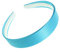 Glitz4Girlz Serre-tête Alice en plastique recouvert de satin Bleu vif 2,5 cm