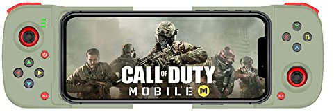 arVin Manette de jeu sans fil pour iPhone Android PC Manette de jeu Joystick pour iOS iPhone 15/14/13, iPad, Samsung Galaxy S23/S22/S21, Google Pixel, One Plus, tablette, Call of Duty Mobile – avec