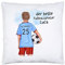 Kiddle-Design Fussball Kissen Personalisiert mit Namen Fußball Personalisiert Fanartikel Kinder Jungs Mädchen Fußballfan