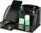 PYJLBX Rangement Bureau, Organisateur de Bureau, Pot a Crayon Accessoire Bureau, Rangement Bureau Organisateur Pot à Crayon en Maille Métallique avec Tiroir, pour Maison D'école de Bureau (Noir)