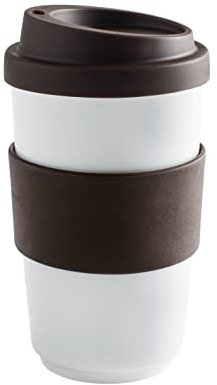 KAHLA fillit Becher 0,40 l chocolate brown To Go Becher aus Porzellan