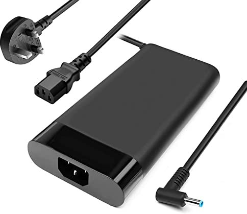 200W Slim AC Adapter Charger Fit for HP Omen 15 17 zbook 15 17 Pavilion Gaming 15 17 Envy 15 2020 L00818-850 TPN-DA10 TPN-LA20 TPN-LA21 L73385-001 ADP-200HB B 15-dh0005la Power Supply Cord