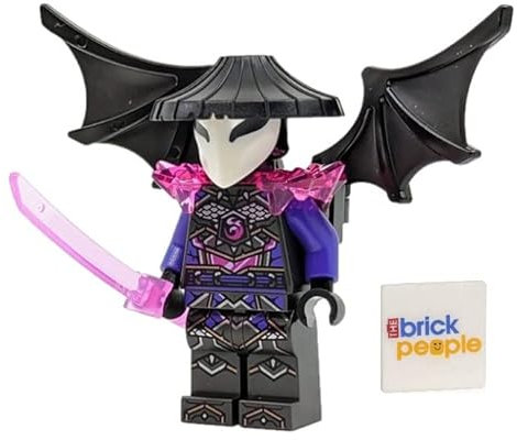 LEGO Ninjago Crystalized: Minifigura General Vangelis con Katana de Cristal