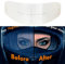 Systercol Helmet Anti-Fog Visor Insert Motorcycle Anti Fog Film - Universal Fit Helmet Visors Fog Resistant Film Clear Shields Lens Insert 27cm x 9cm