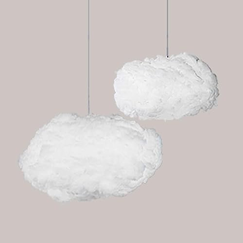 Wolkendekorationen für Decke, Baumwollsimulation, hängende Wolkendekoration, 3D-künstliche Wolken, Requisiten für Hochzeit, Bühne, Show, Party-Dekoration (3 x klein und 6 x mittelgroß), 9 Stück