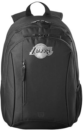 Wilson Rucksack NBA Team, Geeignet für 1 Basketball in offizieller Größe, Team-Logo in Silber, Polyester