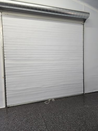 Commercial Roll Up Garage Door Insulation Kit - Double Door 2mm BlueTex Insulation Covers 205 Sq Ft and Includes Adhesive Tape for Installation