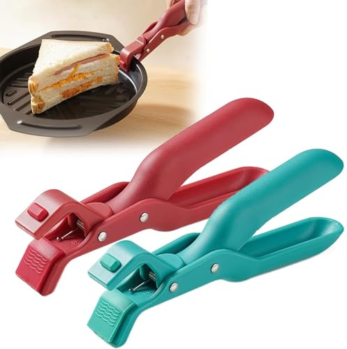 Multi-Purpose Anti-Scald Bowl Holder Clip for Kitchen,Hot Bowl Dish Plate Gripper Clips Tongs Clamp Holder,Anti-Scalding Bowl Clamp,Anti-Ironing Dish Clips,Silicone Anti-Slip (Mix-2Pcs)