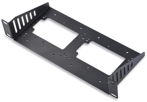 GeeekPi DeskPi RackMate Accessories SBC Shelf 1U Rack, Supports Raspberry Pi/Jetson Nano/RockPi 5B/Dev Board and 2.5 Inch HDD/SSD, for DeskPi RackMate T1/T0/T2 Rackmount and 10 inch Server Rack