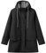 Manteaux Imperméables Vestes Femme Grande Taille Veste de pluie pour femme avec capuche Coupe-vent léger à manches longues Zip Up Cordon Imperméable avec poches Vestes Dames Avec Capuche (Black-c, XL)