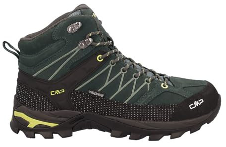 CMP Rigel Mid Trekking Shoes Wp, Scarpe da trekking Uomo, Trek Mela Verde, 44 EU