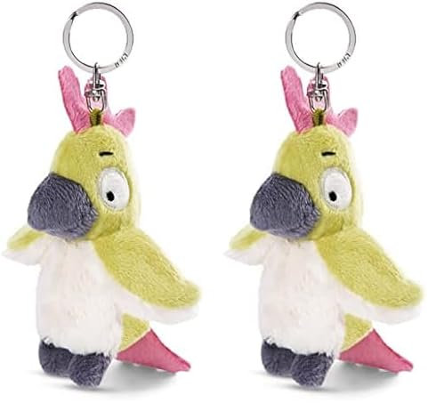 NICI 48951 Schlüsselanhänger Kakadu Jaya Green 10cm, grün (Packung mit 2)