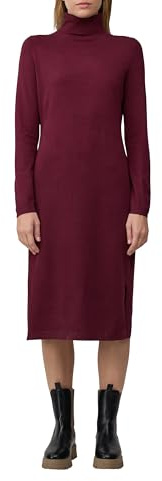 s.Oliver Rollkragen-Feinstrickkleid im Slim Fit aus Viskosemix