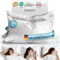 Glückstoff® Daunenkissen 40x80-2er Set [Made in Germany] - Hochwertiges Kopfkissen mit 100% Daunen & Federn - Ergonomisches 3 Kammer Daunenkissen - Schlafkissen - Sleeping Pillow Federkissen