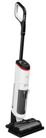 Polti Rollysteam WD50C Fregona de Suelos Sin Cable con Función de Vapor y Aspiración, 450 W, Limpieza Completa en una Sola Pasada, Autolimpieza, Blanco