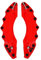 Luxshiny 1 Paio Copripinze per Auto Coperture Decorativa per Pinze Freni Facile Installazione e Resistente Urti Per Migliorare Estetica Del Veicolo