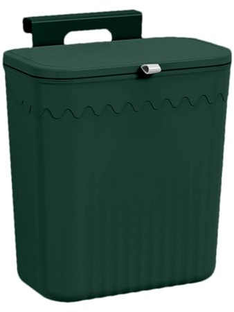 Hanging Kitchen Trash Can - Recycling Cupboard Wall-mounted Compost Cabinet Door Food Waste Bin With Sliding Cover For Under Sink, Cupboard Door, Cabinet, Camping, Bathroom, Bedroom, Motorhome