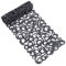 Rechteck Form Tischset 7 Farben Filz Tischdecke Runner Tischsets Tischsets Hohle Esstisch Tuch Matte für Haushalts Dekorationen und Esszimmer Ornament(Dunkelgrau)
