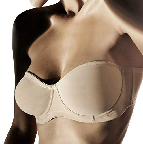 Gios Reggiseno Fascia 550 col Pelle Traspirante Shape Modellante Coppa C Mis. 2-3-4-5 (4 Coppa C)