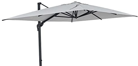 Bizzotto Ombrellone Braccio Ines 3x4 Ant-Grigio Chiaro T cod.0795606
