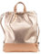 DUDU Beutel-Rucksack aus Leder für Damen Sportlich-moderner Look Beutel-Tasche mit Kordelzug und dünnen Tragegurten aus Leder Ballerina