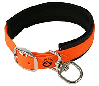 FARM-LAND Hunde Schweißhalsung Signalorange Nachsuche Nachsuchenhalsung (30-40 cm)
