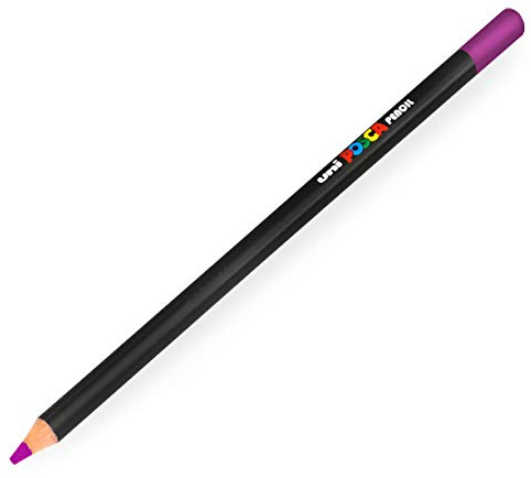 Uni Posca Farbstift – Professioneller Öl- und Wachs-Farbstift – KPE-200 – Mauve (35) – 1 Stück