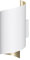 LEDVANCE ORBIS TWIST SMART+ Wi-Fi Leuchte, dimmbare LED Wandleuchte, 12W, Farbtemperatur von 3000-6500K, 600 Lumen, Farbkombination weiß/gold, aufgedrehter Zylinderform, 23x12cm