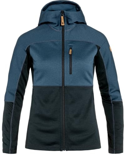 Fjällräven Damen Abisko Trail Fleece Jacke, Dark Navy/Indigo Blue, XL