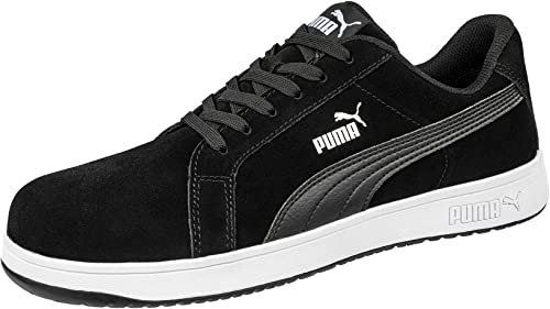 PUMA Safety Iconic Suede Black Low Sicherheitsschuh schwarz Gr. 40