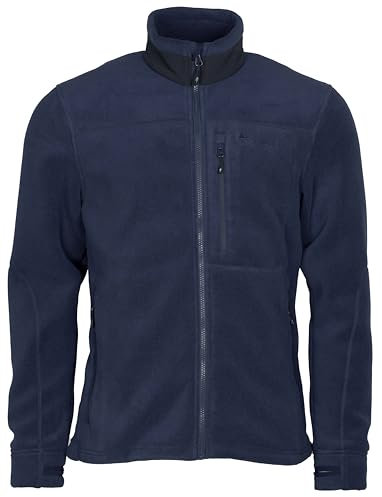Pinewood Herren Fleecejacke Marineblau S - Outdoor Fleecejacke aus 100% recyceltem Polyester - Vielseitig für Sport, Arbeit & Alltag