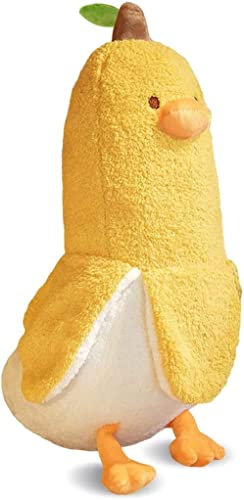 Cute Banana Duck Plush Toy Funny Plushies Banana Duck Stuffed Animal,Banana Duck Plush Pillow,Funny Hugging Pillow Sleeping Cushion Soft Gifts for Boys Girls Birthday Christmas