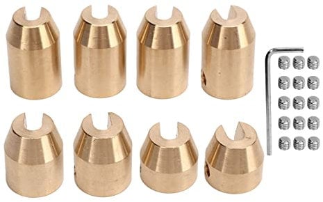 aqxreight 8 Stück Motorrad Wuchtgewichte Speichenradgewichte, Wiederverwendbare Messing, Radspeichen Ausgleichsgewichte für Verbesserte Radbalance