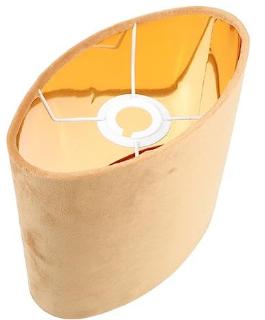 Schlichter Lampenschirm Für Tischlampe Eleganter Ovaler Lampenschirm Stofflampenschirm
