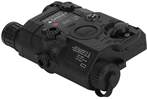 Element Airsoft Battery Box Dummy Battery Case, NO Function Dummy Model Weapon Battery Case EX403, Peut être Utilisé comme Boîtier de Batterie Externe ou Décoration pour L'émetteur,(Le Noir)