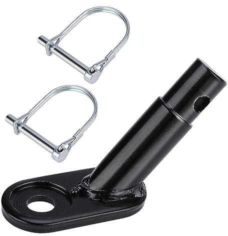 Accoppiatore per Rimorchio Bici,Rimorchio Bici Bambini Gancio Bici con 2 Gancio a U Traino Bici Applica a Rimorchi di Bambini Cani Testa di Trazione