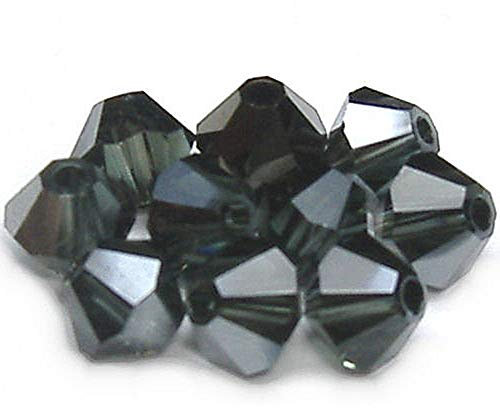 Swarovski 30 Cristalli BICONO 4 MM 5301-5328 242 S Morion Satin