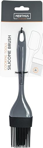 NERTHUS FIH 1247 Pinceau de cuisine en silicone, anti-adhésif sans BPA