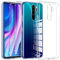 Kokio Crystal Clear - Carcasa para Xiaomi Redmi Note 8 Pro con 2 piezas de cristal protector, carcasa protectora de silicona TPU transparente, ultra fina y flexible, anti-amarilleo, antiarañazos