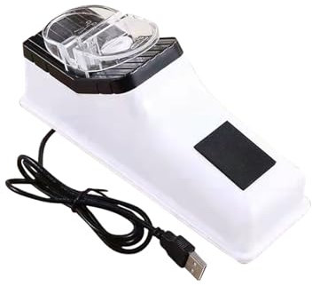 Messerschärfer Elektrisch, Messerschleifer Profi mit 5 Schleifscheiben, Mehrwinkelig Knife Sharpener, 5 Sekunden Schnellen Messer Schärfen für, Polieren, Messer und Scheren