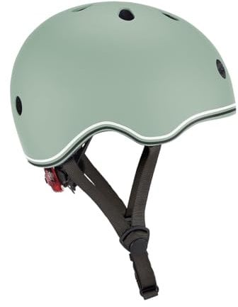 Globber - Casque GO•UP XXS/XS - Casque de Protection pour Les Enfants et Les Tout-Petits, Vert Sauge