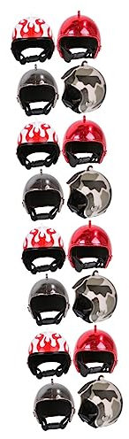 TOYANDONA 4sets Safety Helmet for Boys and Girls Mini Chicken Helmet Pet Bird Decoration Funny Headwear 4pcs*4