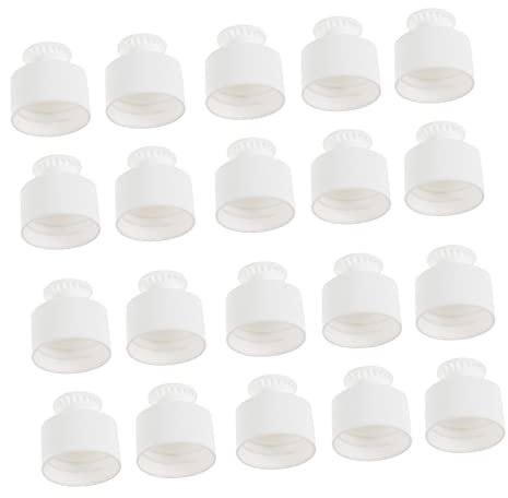 VILLFUL Lot de 40 bouchons de rechange pour bouteilles de sport réutilisables et anti-fuite en polyéthylène pour bouteilles d'eau et eau minérale