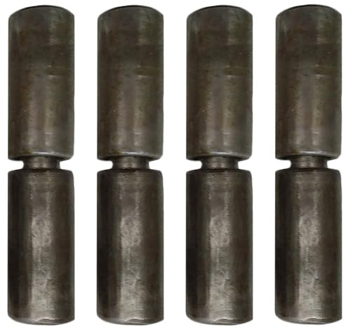 4 cerniere saldate, in acciaio resistente, 20 x 75 mm, con cuscinetti a sfera, cerniere rimovibili per porte metalliche, camion, rimorchi, rotazioni