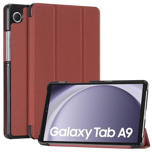 CoBak Funda para Samsung Galaxy Tab A9 2023 de 8,7 Pulgadas, Funda Protectora de Cuero PU Completamente Nueva con Triple Pliegue y Función de Soporte de Doble ángulo