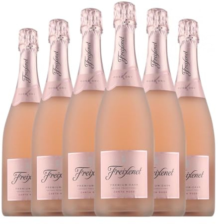 CavaFreixenetRosé Carta Rosado 75 cl Rosé Sekt (Karton mit 6 Flaschen von 75 cl)